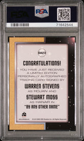 2011 Star Trek Autographs Stewart Moss & Warren Stevens LE Dual Auto PSA 10